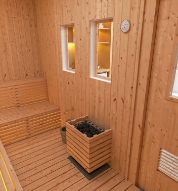 THIẾT KẾ VÀ LẮP ĐẶT PHÒNG SAUNA